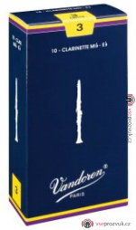 VANDOREN Plátky Traditional pro Es klarinet, tvrdost 2,5