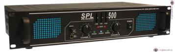 Skytec SPL-500EQ zesilovač, 2x250W/4Ohm | 2x200W/8Ohm, černý