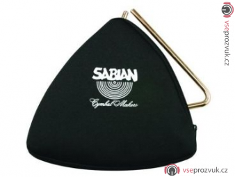 SABIAN 61140-6, BLACK ZIPPERED TRIANGLE BAG