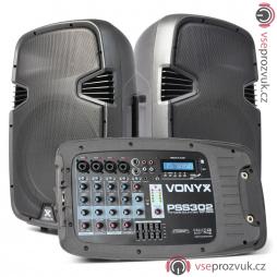 Vonyx PSS302 mobilní 2x10&quot; zvukový systém MP3/BT