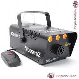 BeamZ S700-LED Flame Efekt, oranžový, výrobník mlhy