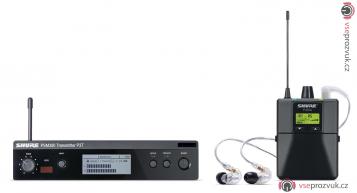SHURE PSM 300 Premium - bezdrátový in ear odposlech a sluchátka SE215 (K3E - 606–630 MHz)