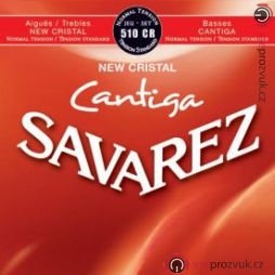 SAVAREZ 510CR, new cristal cantiga, normální, sada 12