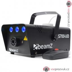 BeamZ S700-LED Ice Efekt, modrý, výrobník mlhy