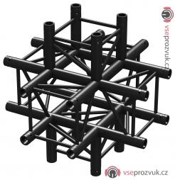 BeamZ Professional P30-C60 Truss 6-way cross Black