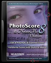 SIBELIUS PhotoScore & NotateMe Ultimate 8