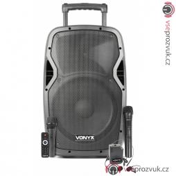 Vonyx AP1200PA, mobilní 12", zvukový systém MP3/BT/UHF