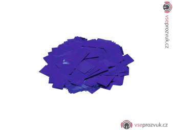 Tcm Fx metalické obdélníkové konfety 55x18mm, modré, 1kg