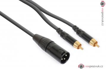 PD Connex CX58-1, kabel XLR (m)/2x RCA, 1,5 m