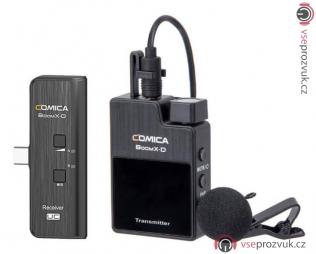 Comica BoomX-D UC1 - bezdrátový klopový mikrofon na mobil (mikroport)