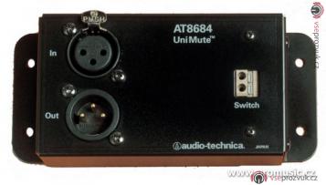 Audio-Technica AT8684 - UniMute® mikrofonní útlumový clánek s funkcí prepínace definovanou uživatele
