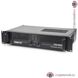 Vonyx VXA-1500 zesilovač, 2x1500W/4Ohm | 2x750W/8Ohm, černý