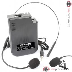 Fenton VHF náhlavní a klopová mikrofonní sada, 201.400 MHz