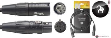 Stagg NDX1,5R-3 DMX kabel