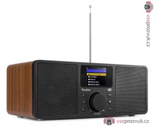 Audizio Rome internetové rádio FM/DAB+ s Wi-Fi a Bluetooth, dřevo