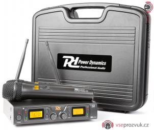 Power Dynamics PD782 2x 8-Channel UHF Wireless Microphone System with Microphones