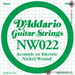 D'ADDARIO XL Nickel Wound - Jednotlivá struna - .022