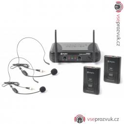 Vonyx VHF mikrofonní set 2 kanálový, 2x head set