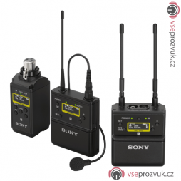 SONY UWP-D 26 (druhá generace) bezdrátového klopového mikrofonu a Plug-On vysílače pro kamery