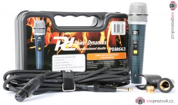 Power Dynamics PDM663 Dynamic Microphone in Case
