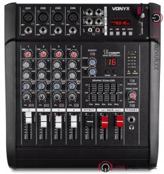 Vonyx AM5A aktivní 5-kanálový mix pult s DSP/BT/MP3