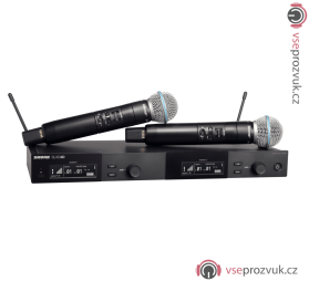 SHURE SLXD24DE/B58-H56 - Duální bezdrátový mikrofon Beta 58