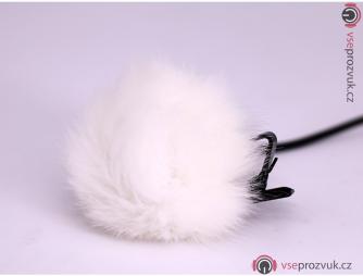 XGW Audio - protivětrná ochrana - bílá  - kočka, 5mm