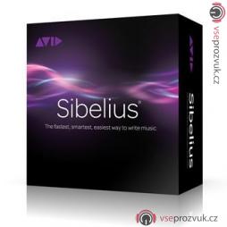 Avid Sibelius 8 obnova Upgrade a Support Planu na tři roky