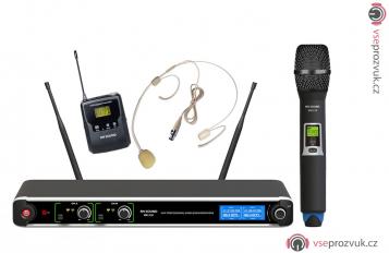 RH Sound WR-218 HHM - UHF digitální bezdrátový mikrofon a náhlavní mikrofon kardioidní