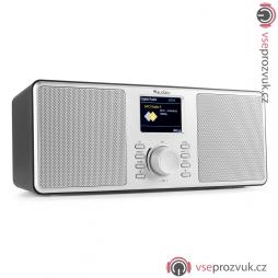 Audizio Monza stereo rádio FM/DAB+ s Bluetooth, stříbrné