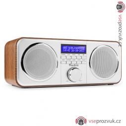 Audizio Novara stereo rádio FM/DAB+, stříbrné