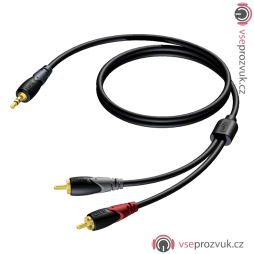 ProCab CLA711/3 - Jack 3.5 - 2x RCA - 3m