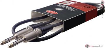 Stagg SAC1PS DL, kabel JACK/JACK, 1m