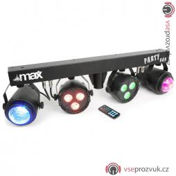MAX Party BAR 2x LED PAR 3x3W QCL + 2x Jellymoon 4x3W RGBW