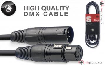 Stagg SDX3, kabel DMX 3-pin, 3m