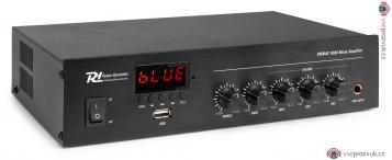 Power Dynamics PDM45, 100V mixážní zesilovač, 45W, BT/MP3/FM