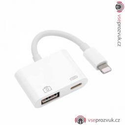 Lightning - USB OTG kabel Apple tablety a smartphony