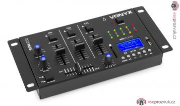 Vonyx STM3030 4-Channel Mixer USB/MP3/BT/REC