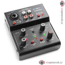 Vonyx VMM201 2-Kanálový mix s USB audio rozhraním
