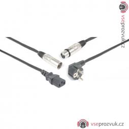 Power/Signal Cable Audio XLR 10m, napájecí a signálový kabel v jednom