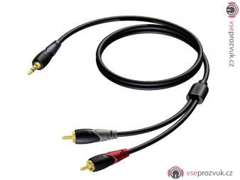 ProCab CLA711/15 - Jack 3.5 - 2x RCA - 15m