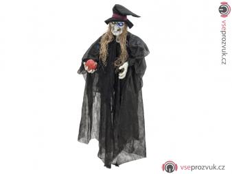 Halloween čarodějnice černá, 170cm