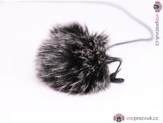 XGW Audio - protivětrná ochrana - černo šedá - kočka, 10mm