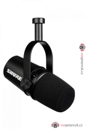SHURE MV7 K - černý - USB a XLR studiový mikrofon