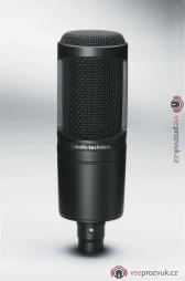 Audio-Technica AT2020 - XLR kardioidní velkomembránový kondenzátorový mikrofon 