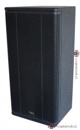 QPro P-213, 2x10&quot; 3-pásmový reproduktor, IP54, 1200W RMS