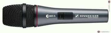 Sennheiser E865-S kondenzátorový XLR mikrofon s vypínačem