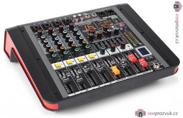 Power Dynamics PDM-M404A 4-Channel Music Mixer with Amplifier