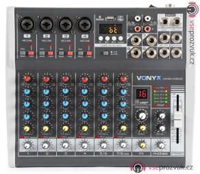 Vonyx VMM-K802 8-kanálový mix pult s DSP
