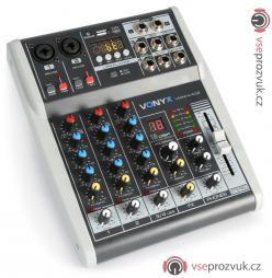 Vonyx VMM-K402 4-kanálový mix pult s DSP